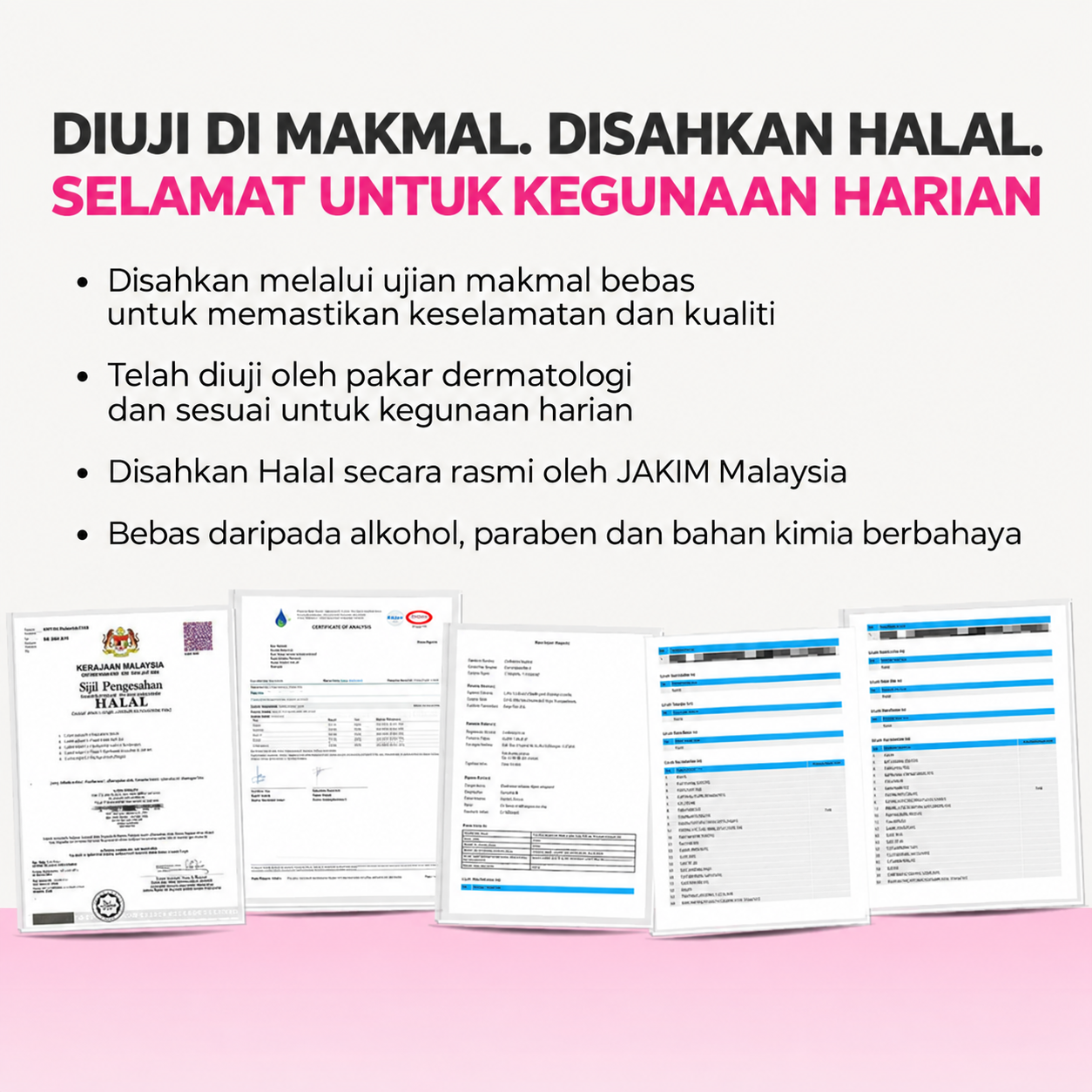 Sijil Halal LUQFA PDRN Whitening Lotion