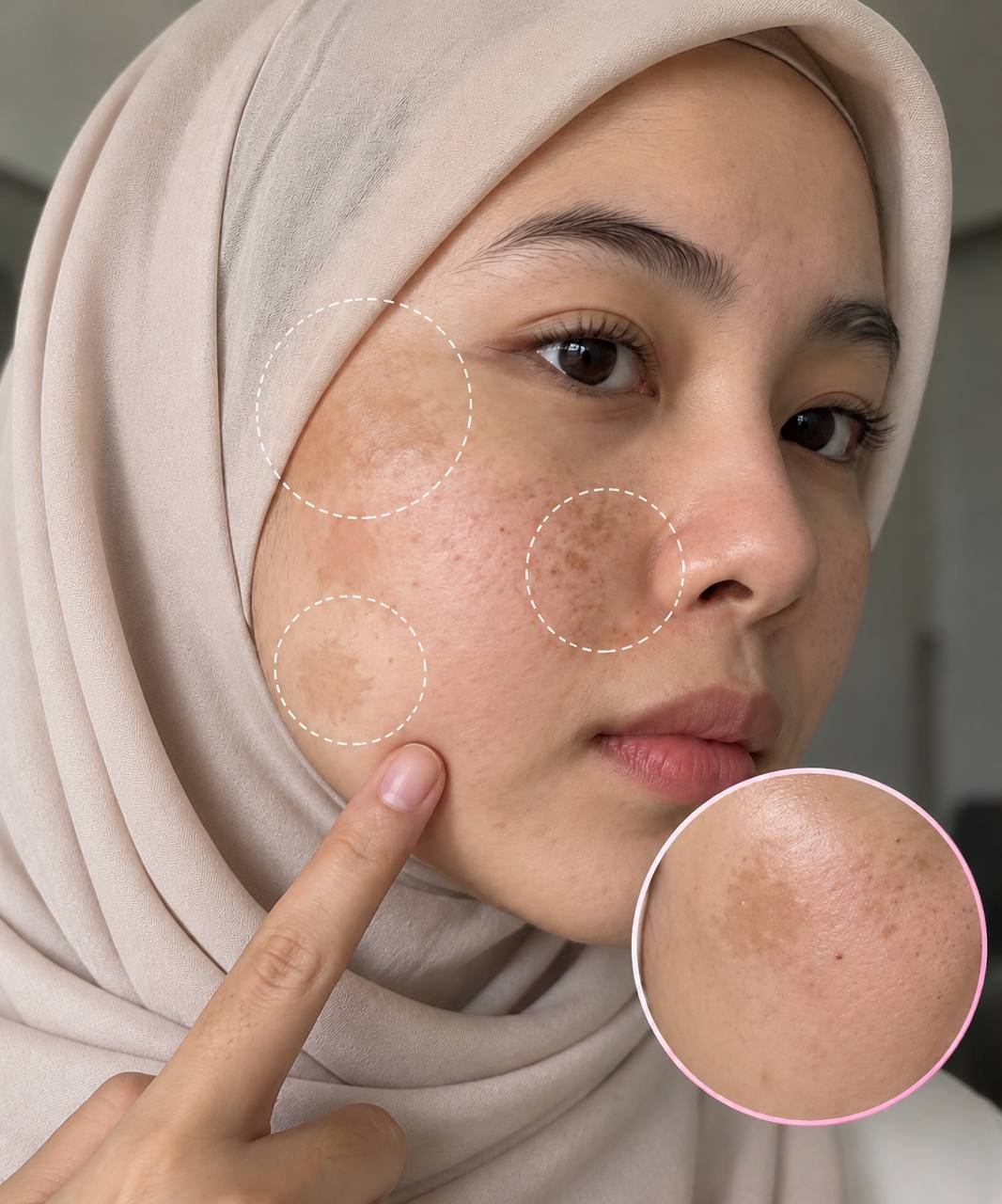 Kulit kusam dan tak bermaya